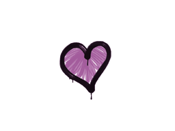 Sealed Graffiti | Heart (Bazooka Pink)