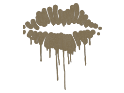 Sealed Graffiti | Kiss (Dust Brown)