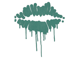 Sealed Graffiti | Kiss (Frog Green)