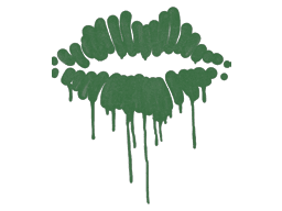 Sealed Graffiti | Kiss (Jungle Green)