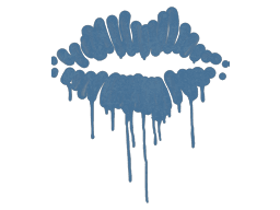 Sealed Graffiti | Kiss (Monarch Blue)