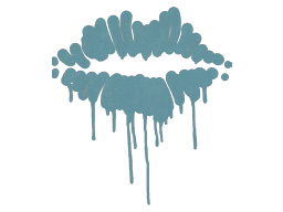 Sealed Graffiti | Kiss (Wire Blue)