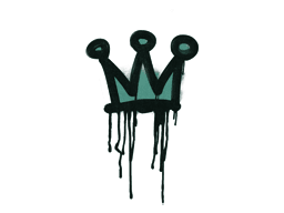 Sealed Graffiti | Little Crown (Frog Green)