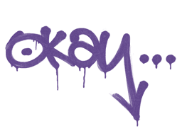 Sealed Graffiti | Okay (Monster Purple)