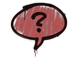 Sealed Graffiti | Question Mark (Blood Red)