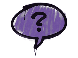 Sealed Graffiti | Question Mark (Monster Purple)
