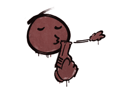 Sealed Graffiti | Quickdraw (Brick Red)