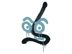 Sealed Graffiti | Recoil MP7 (Wire Blue)