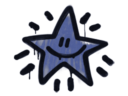 Sealed Graffiti | Shining Star (SWAT Blue)