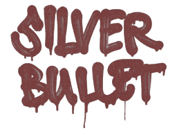 Sealed Graffiti | Silver Bullet (Brick Red)