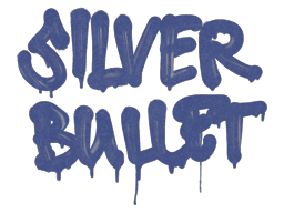 Sealed Graffiti | Silver Bullet (SWAT Blue)