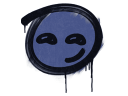 Sealed Graffiti | Smirk (SWAT Blue)