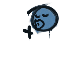 Sealed Graffiti | Smooch (Monarch Blue)