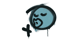 Sealed Graffiti | Smooch (Wire Blue)