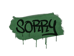 Sealed Graffiti | Sorry (Jungle Green)