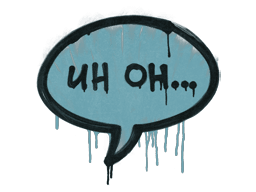 Sealed Graffiti | Uh Oh (Wire Blue)