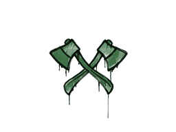 Sealed Graffiti | X-Axes (Jungle Green)
