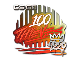 Sticker | 100 Thieves (Foil) | 2020 RMR