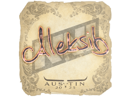 Sticker | Aleksib (Holo) | Austin 2025