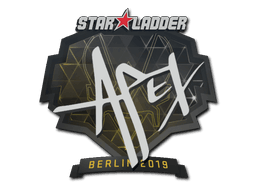 Sticker | apEX (Gold) | Berlin 2019