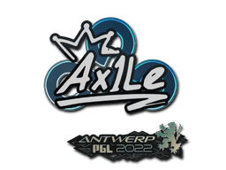 Sticker | Ax1Le (Glitter) | Antwerp 2022