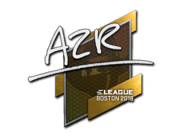 Sticker | AZR (Gold) | Boston 2018