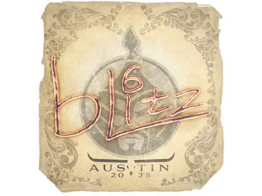 Sticker | bLitz (Gold) | Austin 2025