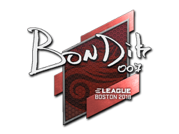 Sticker | bondik (Foil) | Boston 2018