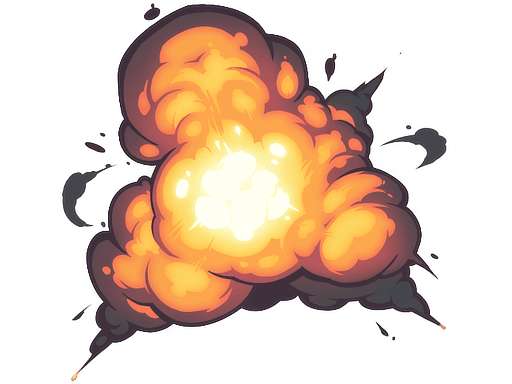 Sticker | Boom Blast (Glitter)