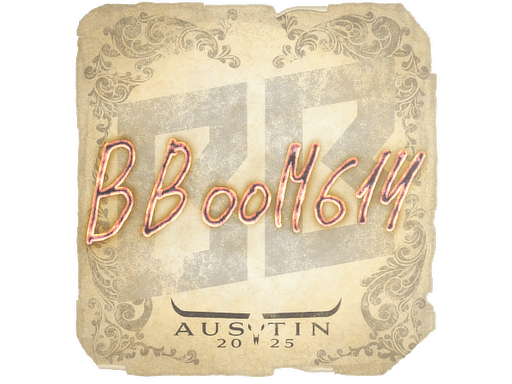 Sticker | Boombl4 (Foil) | Austin 2025