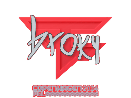 Sticker | broky (Gold) | Copenhagen 2024