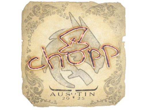 Sticker | chopper (Foil) | Austin 2025