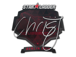 Sticker | chrisJ (Foil) | Berlin 2019