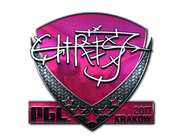 Sticker | chrisJ (Gold) | Krakow 2017