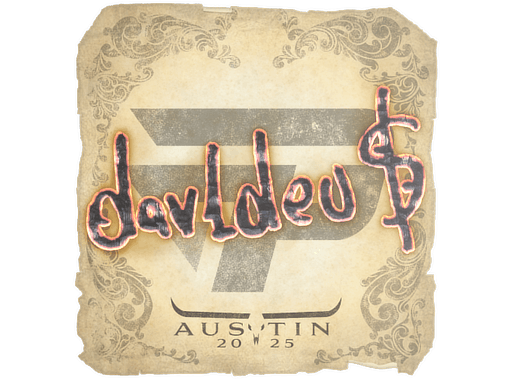 Sticker | dav1deuS (Foil) | Austin 2025