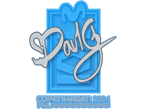 Sticker | dav1g (Gold) | Copenhagen 2024