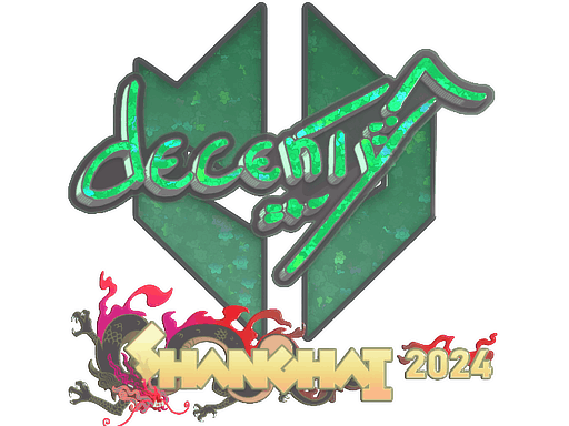 Sticker | decenty (Holo) | Shanghai 2024
