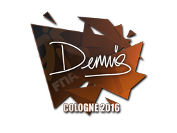 Sticker | dennis (Foil) | Cologne 2016