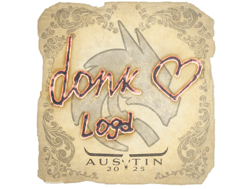 Sticker | donk (Foil) | Austin 2025