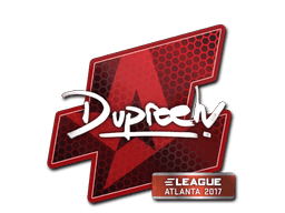 Sticker | dupreeh (Foil) | Atlanta 2017