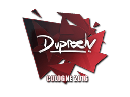 Sticker | dupreeh (Foil) | Cologne 2016