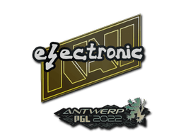 Sticker | electronic (Holo) | Antwerp 2022