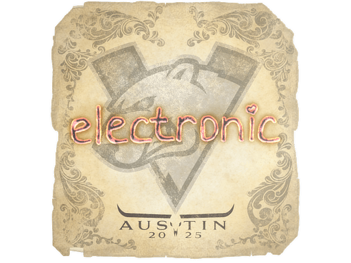 Sticker | electronic (Foil) | Austin 2025