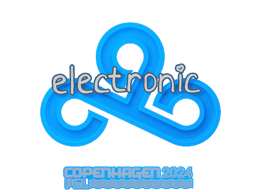 Sticker | electronic (Gold) | Copenhagen 2024