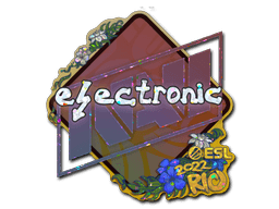 Sticker | electronic (Holo) | Rio 2022