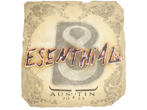 Sticker | esenthial (Holo) | Austin 2025