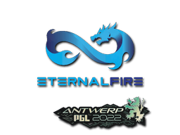 Sticker | Eternal Fire (Gold) | Antwerp 2022