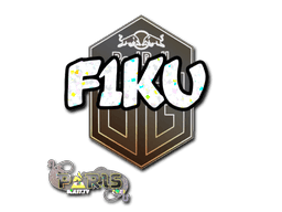 Sticker | F1KU (Gold) | Paris 2023