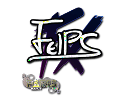 Sticker | felps (Gold) | Paris 2023
