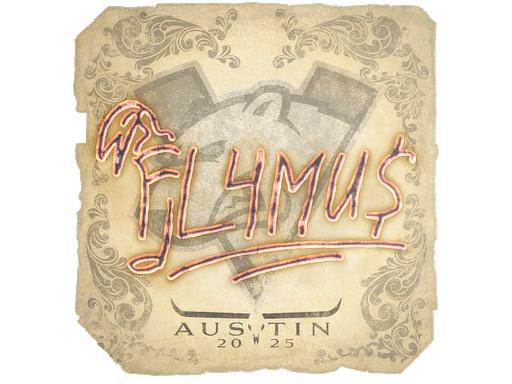 Sticker | FL4MUS (Foil) | Austin 2025